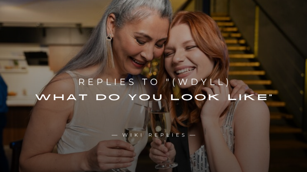 220+ Replies to "(WDYLL) What Do You Look Like"