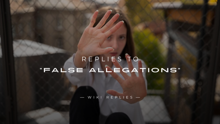 220+ Replies to "False Allegations" You Should Say